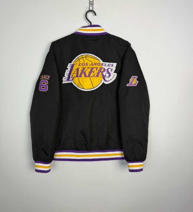 Kurtka NBA Los Angeles Lakers 6 James Czarna