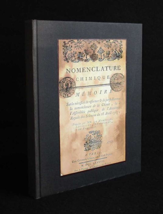 Livro Methode De Nomenclature Chimique Lavoisier Morveau Bertholet