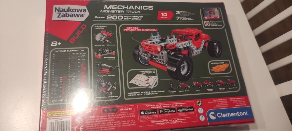 Mechanik monster truck Naukowa Zabawa, klocki,
