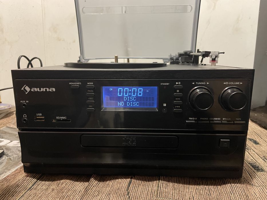 Стереосистема/проигрыватель виниловых пластинокAuna Oakland (Германия)