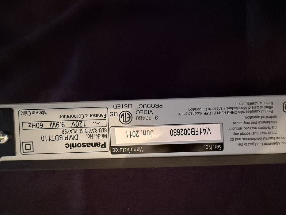 Плеєр Panasonic Blu-ray Disc
