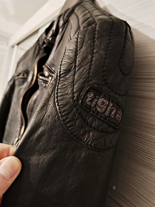 Ramoneska męska, skórzana Tigha M