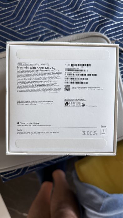 Mac Mini M4 16Gb 512Gb jak nowy
