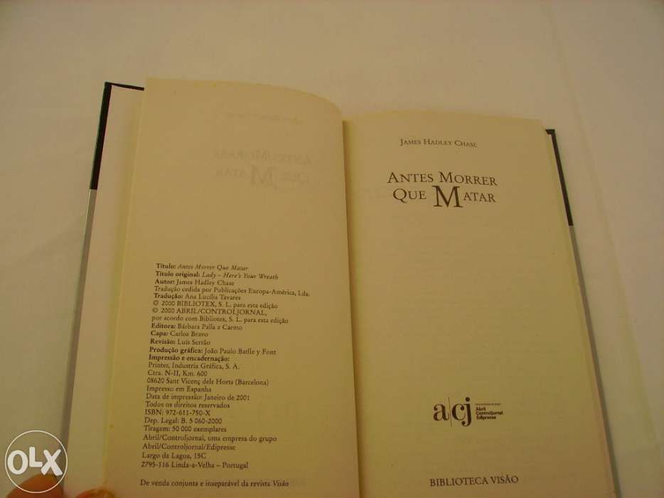 Antes Morrer que Matar - James Hadley Chase