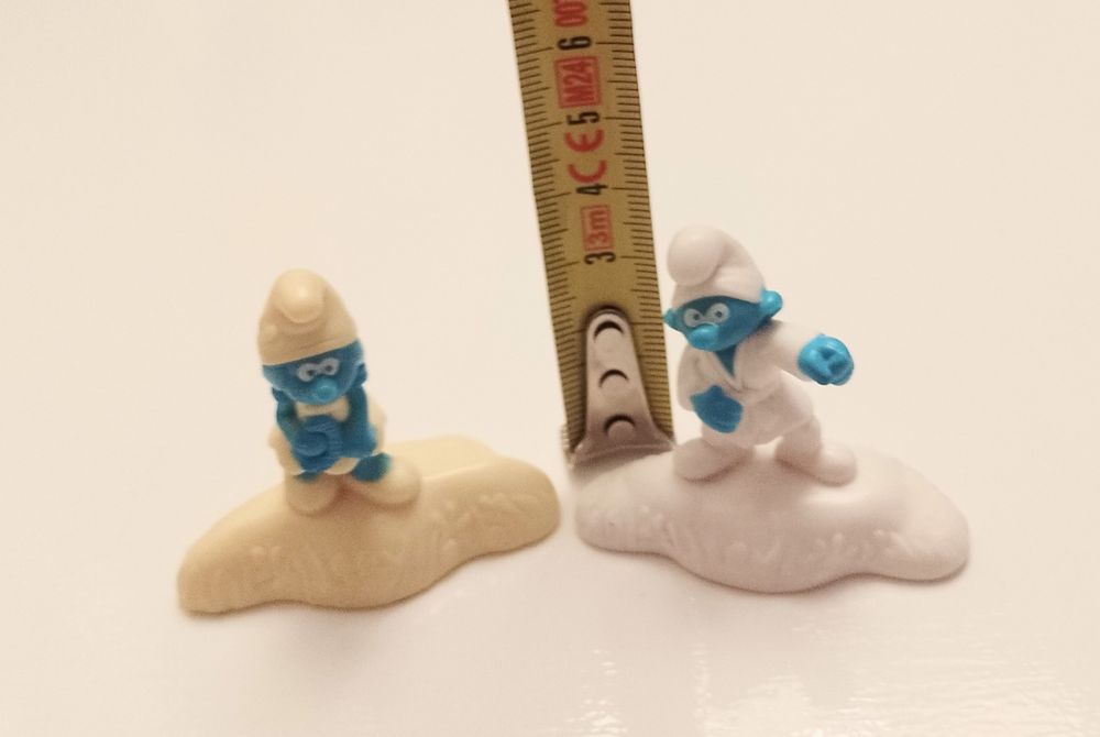 Zestaw 2 figurki Smurfy The Smurfs Smerfetka i Smerf Judoka Karateka