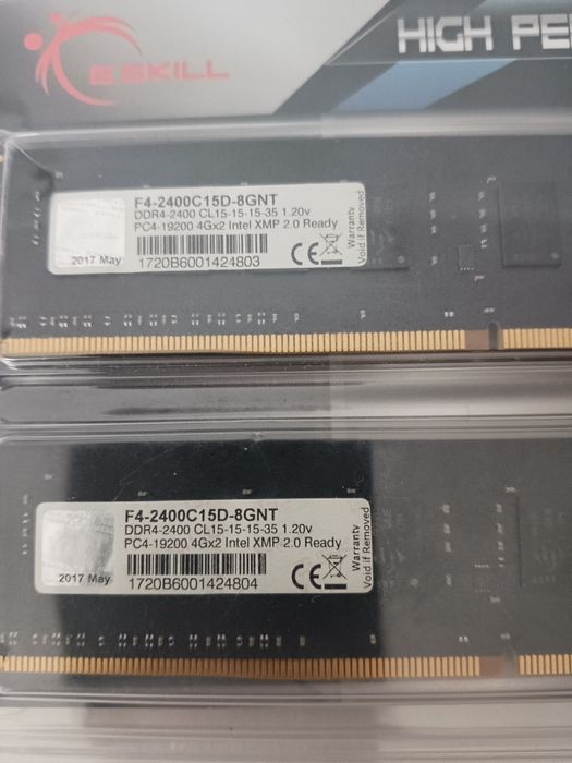 Оперативная память ddr4 8gb. Кит  G.SKILL  2x4gb