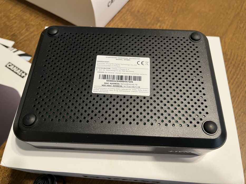 Canal+ Box dekoder Android 10 DVBT2