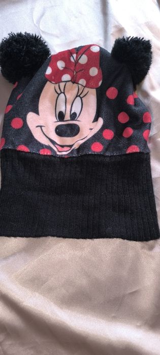 Czapka dziewczęca Myszka Miki z polarem