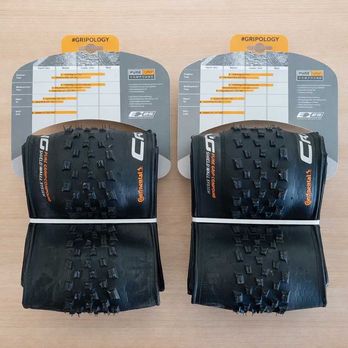 Pack 2 Pneus Continental Cross King ShieldWall 27.5x2.20" TLR Folding