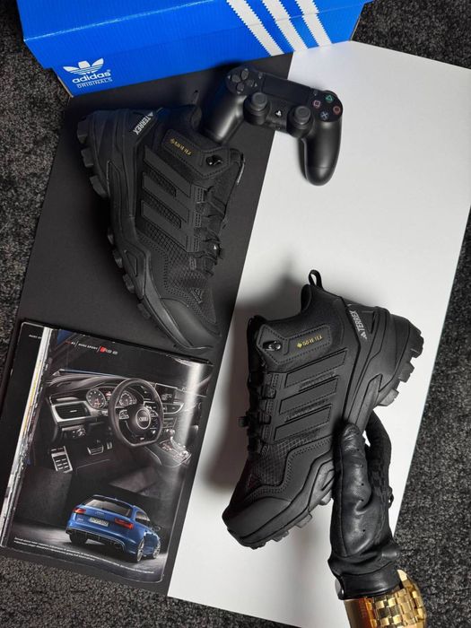 Чоловічі кросівки адідас терекс Adidas Terrex Fur All Black [41-46]