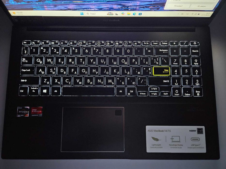 Ноутбук Asus VivoBook 15 M513I Ryzen 7 4700U|Vega 7|16GB|256Gb