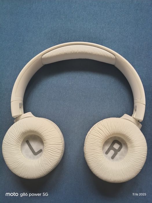 Słuchawki bezprzewodowe JBL Tune 500bt BIAŁE jak nowe bluetooth