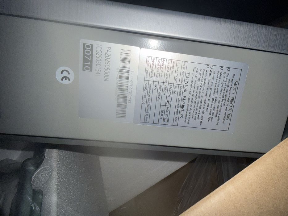 Piec do wody 18L 36kw nowy