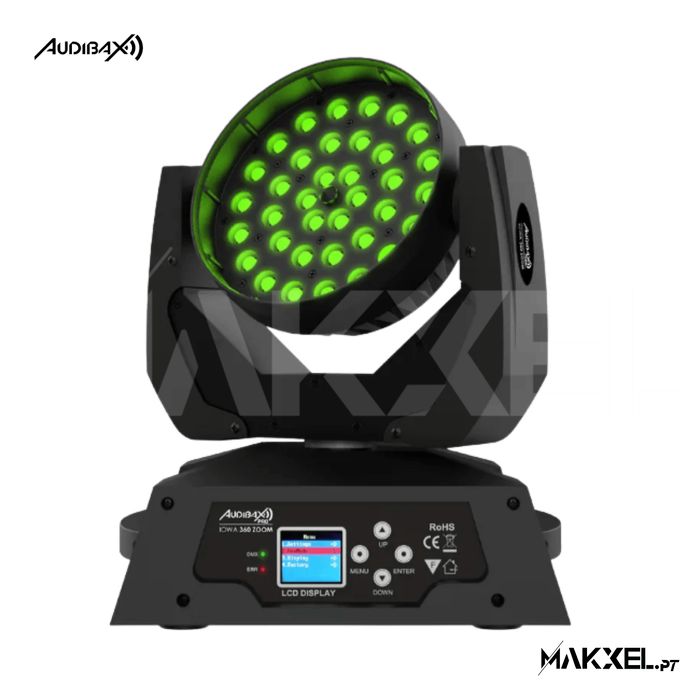 Audibax Iowa 360 Zoom 2 Unidades + Flightcase