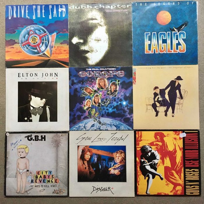 Discos vinil LP álbuns - anos 80 90