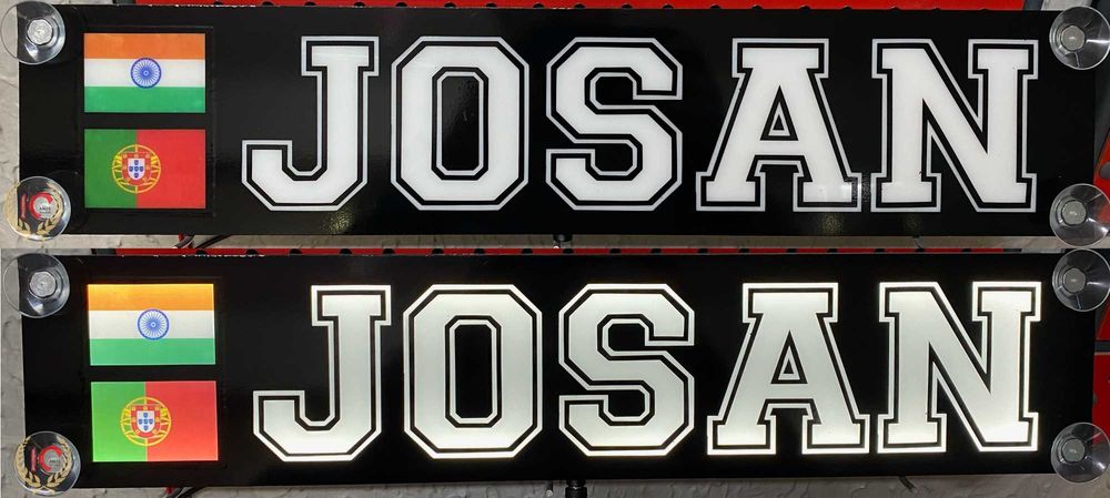 Chapas iluminadas Led (Personalizadas)