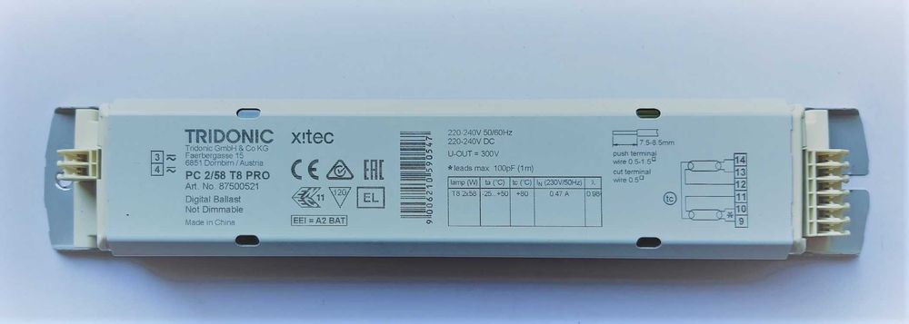 Statecznik elektroniczny Tridonic T8 PRO 2x58W