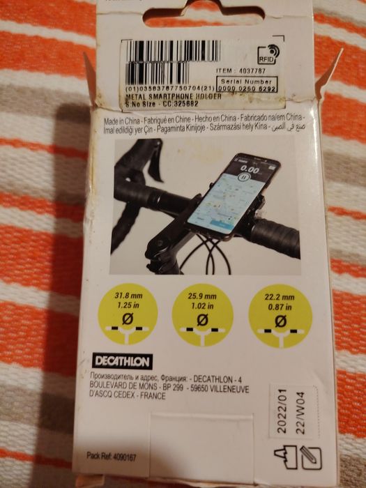 Suporte telemóvel Bicicleta