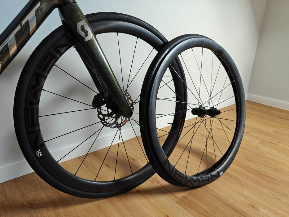 Jantes de carbono Newmen R.38, bicicleta de estrada