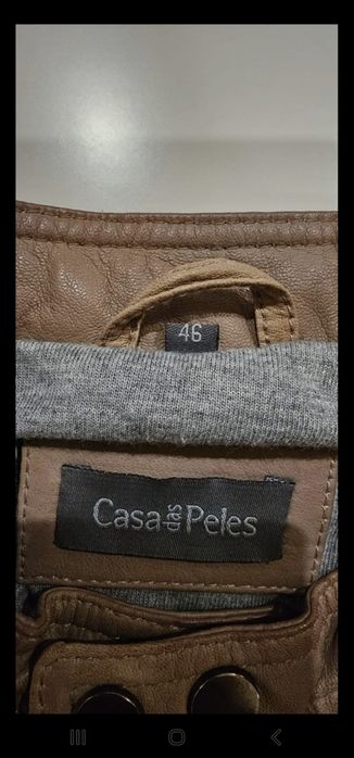 Casaco de pele homem novo nunca usado como se vê nas fotos...e de pele