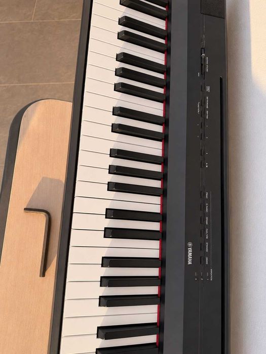Yamaha P-125 Piano Digital 88 Teclas — Excelente estado + livro e pedais