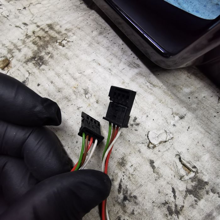 Lusterko Prawe zewnętrzne BMW E60/E61 Carbonschwarz! Prawe UK M-Pakiet