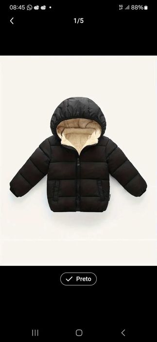 Casaco Infantil novo