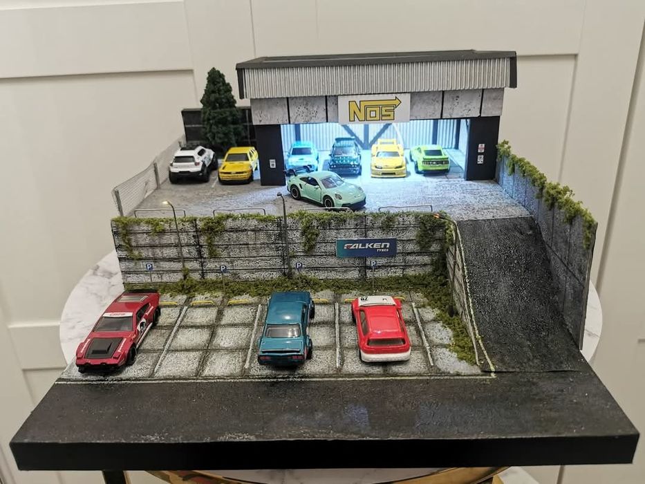 Diorama Hot wheels dioramy wykonam 1:64 1/64 matchbox marjotte modele