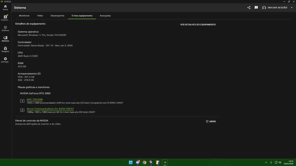 Computador Gaming + Monitor Aoc 240 hz