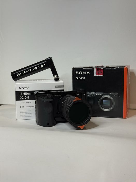 Фотоапарат Sony a6400 + sigma 18-50mm f2.8 камера обʼєктив