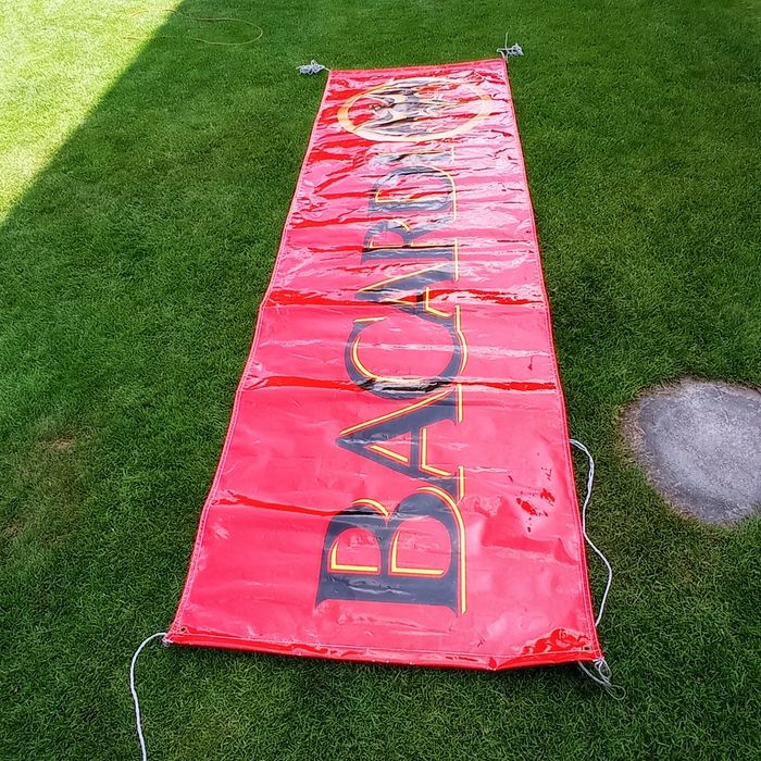reklama baner bacardi breezer 290 cm x  86 cm