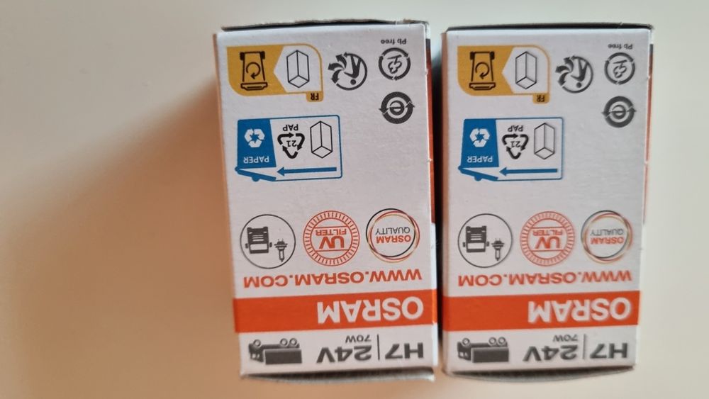 Sprzedam żarówki H7 na 24V