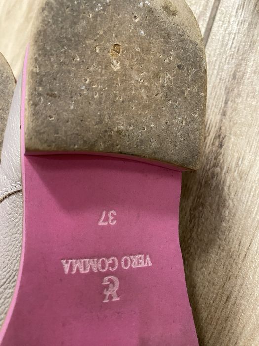 Srebrne Półbuty KABALA – Neonowy Róż (Rozmiar 37)
