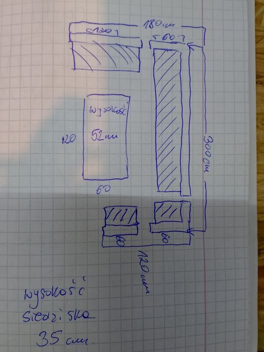 Meble ogrodowe narożnik