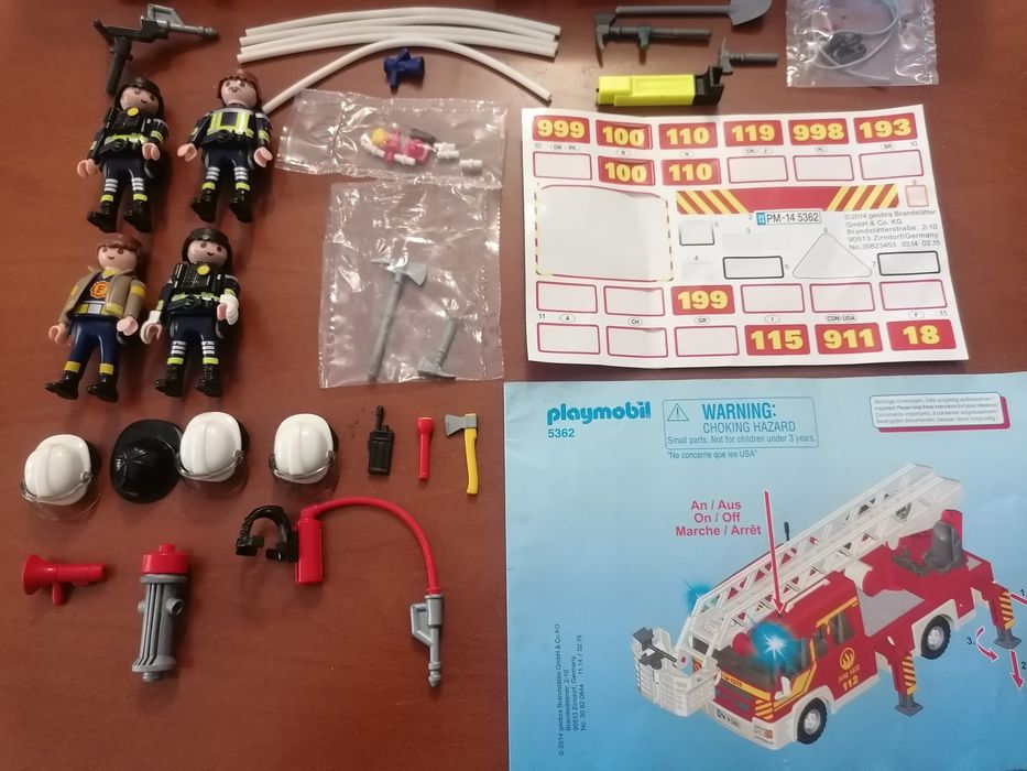 Playmobil set 5362 - Camião dos Bombeiros