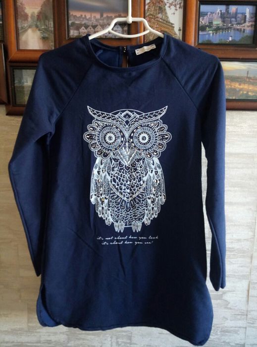 Турецкое платье туника сова