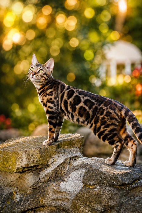 Бенгальская угольная кошка