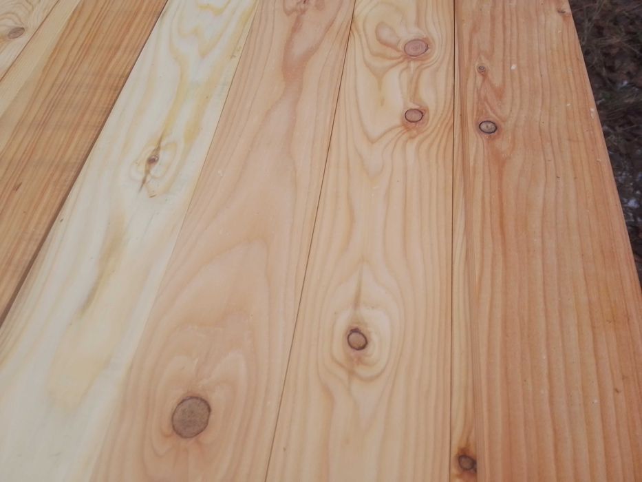 Deska tarasowa z modrzewia 120x9 cm