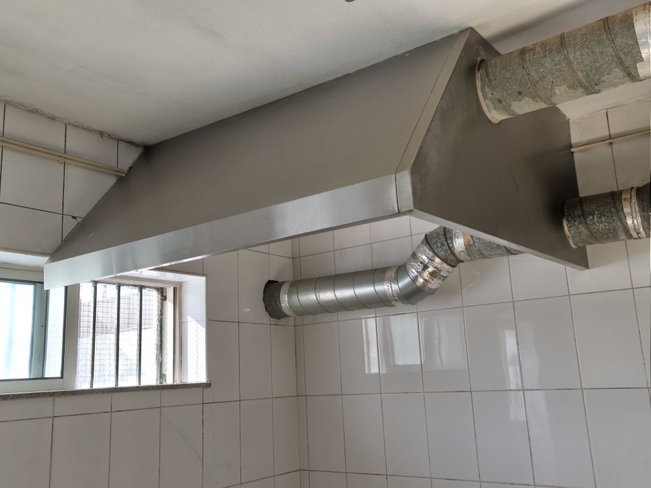 Hotte exaustão com motor