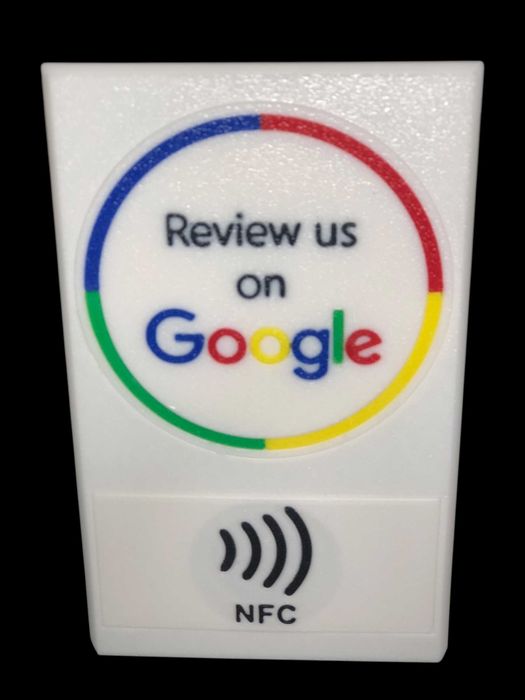 Placa NFC "Avaliações Google" para Negócios / Lojas (Novo)