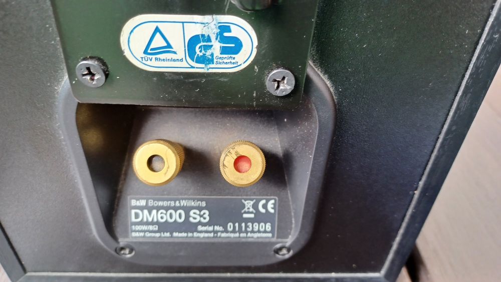 B&W DM 600 S 3 Kolumny  głośnikowe