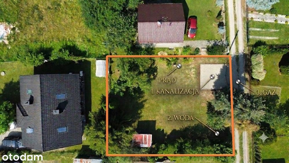 Działka gotowa do budowy - gm. Kłaj