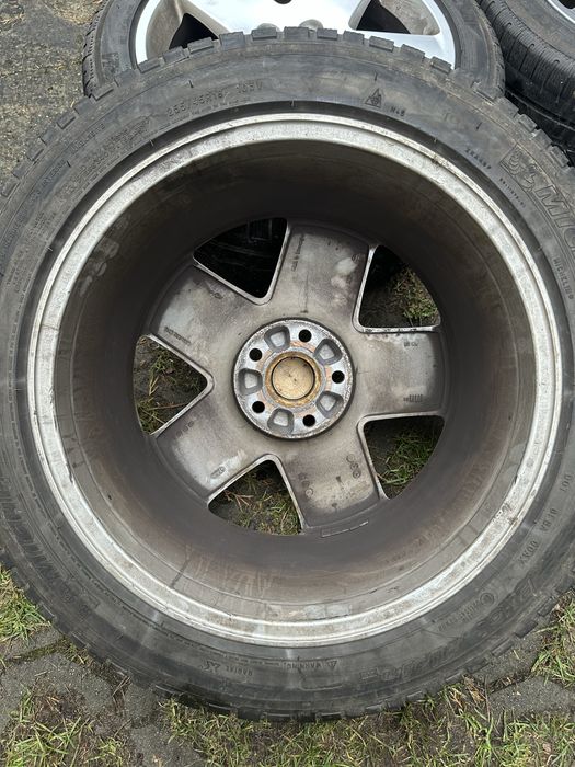 Komplet felg audi A6 A8 255/45/18 orginał opony zimowe