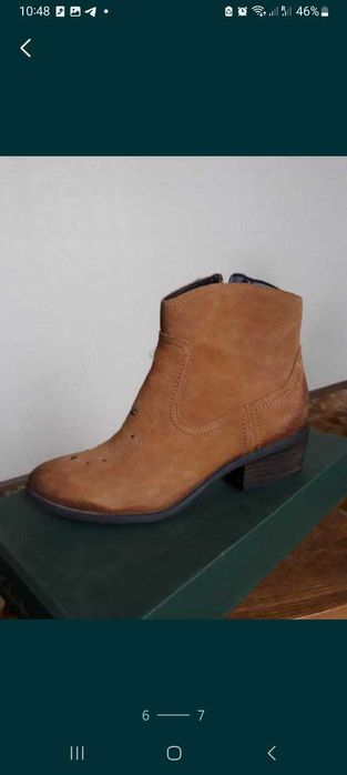 Напівчобітки шкіряні, нові. Кол-ція Forever, весна взуття Clarks ориг