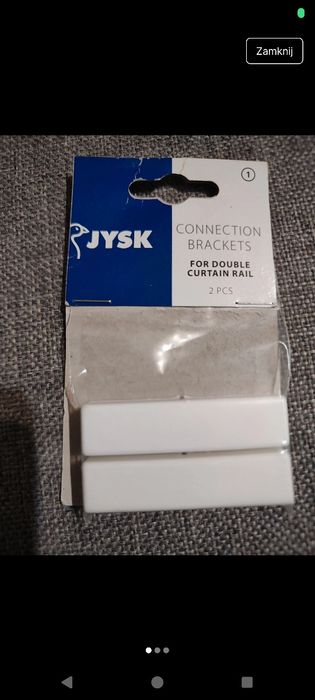 Łącznik do szyny sufitowej 2 sztuki