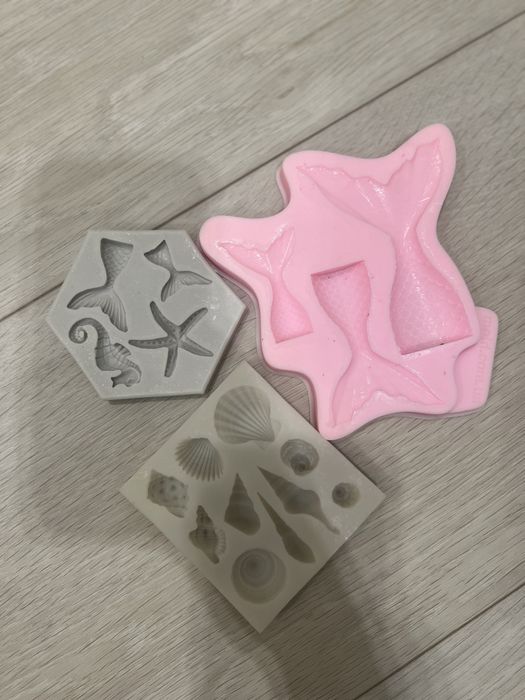 Комплект силіконових молдів для кондитерів «Русалонька»