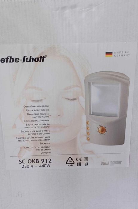 Mini solarium 440 W lampa do opalania