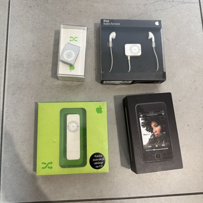 Kolekcja Apple iPod Touch Nano Shuffle Vintage