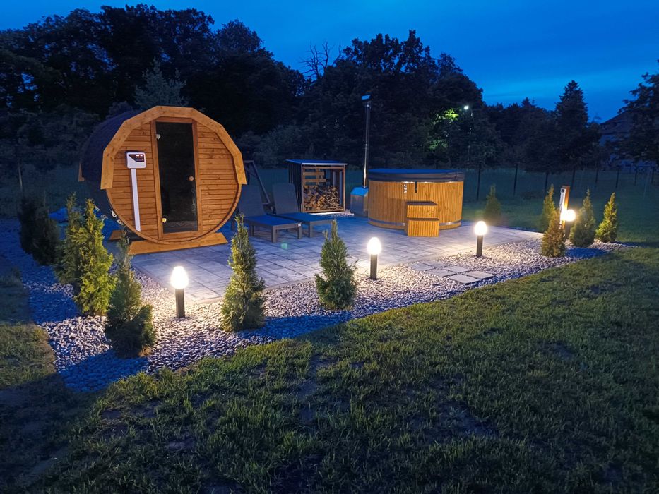 Domek letniskowy nad jeziorem Marianowo Jacuzzi Sauna