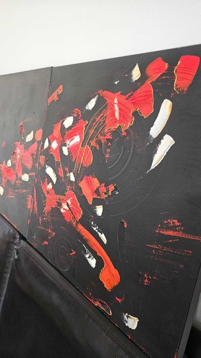 Duo de Quadros de Autor - Pintura em Tela